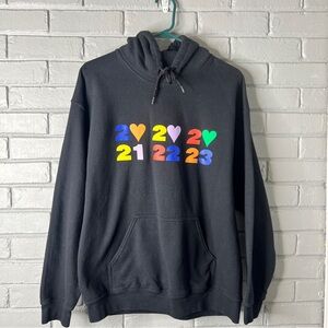 Harry Styles Love On Tour Thank You Hoodie Unisex Size M Long Sleeve Black